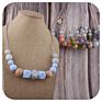 Style Bpa Free Silicone Beads Infant Chewable Teether Teething Necklace