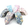 Style Floral Brisk Soft Texture Tie 100% Cotton for Men&Women Casual Dress Handmade Adult Wedding Tuxedo Tie Accessory Gift