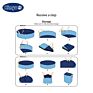 Style Grooming Bathtub Plastic Foldable Swimming Pools for Pets