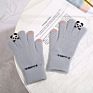 Style Plush Gloves Stretch Knitted Gloves Autumn and Girls Cute Cold-Proof Touch Screen Student Warm Gloves