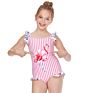 Style Printing Logo One Piece Kids Swimming Suit Children Swimwear Baby Girl Swimming Wear