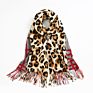 Style Women Long Soft Warm Print Leopard Print Scarf Wraps Tassel Shawl Long Stole