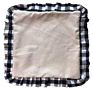 Sublimation Red and Black Buffalo Plaid Pillow Cover 16 X 16 Inch