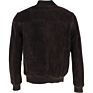 Suede Bomber Jacket Brown for Men