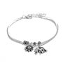 Sunflower Unique Unisex Sliver Plated Minimalist Chain Pandent Elephant Anklet