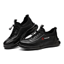 Super Fiber Leather Comfortable Safety Shoes Rubber Sole Wear Resistant Sports Safety Shoes Outdoor Mountain Climbing Protective