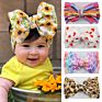 Sweet Baby Print Headwraps Sunflower Headband Print Waffle Headband