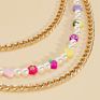 Tassel Fruit Daisy Soft Pottery Waist Chain Garden Chain Imitation Pearl Body Chain Female