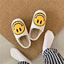 Terlik Fashionable Non-Slip Cute Bedroom Smiley Face Fuzzy House Slippers