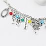 The Nutcracker and Red Riding Hood Charms Bracelets
