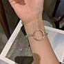 The of Stainless Steel O-Shaped Diy Handmade Accessories Splicing Chain Adjustable Bracelet