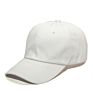 Thick Unstructured Embroidery Cotton Twill Dad Hats with Leather Strap