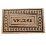 Thicken Pvc Backing Welcome Entrance Doormat Brown Carpet to Keep Room Clean