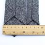 Tie Vintage Wool Ties Men's Thick Necktie Striped Solid Viscose Cravate