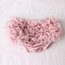 Toddler Clothes Solid Color Cute Baby Chiffon Ruffle Bloomers