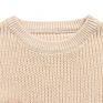 Toddler Kids Pink Knit Sweater Knitting Pullovers Baby Girl Sweater for Girls