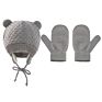 Toddlers Baby Girl Cute Beanie Bear Ear Flap Cap for 1-3 Years Kids Warm Soft Lining Ski Pompom Cold Beanie Hat for Boys