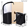 Travel Make-Up Brush Cup Holder Organizer Bag Portable Waterproof Dust-Free Stand-Up Small Toiletry Stationery Bag with Divider