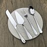 Trending Cake Knife Set for Wedding Set Stainless Steel Gold Cake Knife and Server Set Dinner Spoon Fork