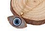 Turkish Personality Alloy Crystal Luck Evil Eyes Pendant Necklace