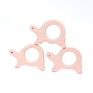 Turtle Shape Wooden Teether Baby Toys Pet Chewing Toys Wood Teether Toys Baby