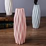 Unbreakable Flower Display Vase Simulation Glaze Plastic Vases for Wedding Office Home Hotel Office Decoration