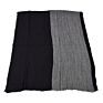 Unisex Black Cotton Linen Scarves Long Patchwork Crinkle Scarf for Men Tassel Mens Scarves Men Accessories