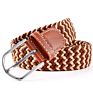 Unisex Multiple Option Stretch Belt Braided Elastic Stretch Fabric Belt Casual Weave Canvas Woven Belt