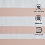 Unusual Shower Curtain Waffle Shower Curtain Solid Microfiber Fabric for Modern Home Bathroom Decorations