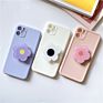 Up- Arrivals Acrylic Flower Mobile Phone Holder Epoxy Phone Grip Color Flower Shaped for Cell Phone Socket