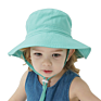Uv Protection Toddler Baby Girl Travel Bucket Beach Sun Hat with String