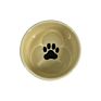 Various Size Paw Pattern round Non-Toxic Natural Pet Fedder Ceramic Dog Bowl