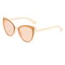 Vendors Large Superimpose Lens Frame Oversize Woman Shade Cat Eye Sunglasses