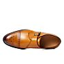 Vikeduo Hand Made Brown Color Italian Style Design Business Single Buckle Monk Popular Genuine Leather Men Shoes