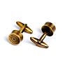 Vintage Copper round Shot-Gun Cufflinks