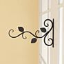 Vintage Leaf Design Metal Iron Wall Hanging Hooks for Home Decor