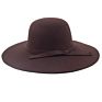 Vintage Women Ladies Felt Fedora Cloche Floppy Wide Brim Wool Hat