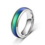 Vriua Classic Temperature Change Color Mood Ring Jewelry 6Mm Wide Smart Discolor Rings