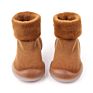 Warm Add Plush Beauty Girls Shoes Baby Sock Shoes Kids