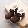 Warm Girl Kids Furry Boots Design Plush Got Out Black Kid Boots