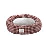 Warm Memory Foam Heating Pet Cat Plush round Dog Cushion Bed with Pillow