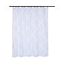 Water Proof 100% Polyester Boho Ruffle Diamond Bathroom Shower Curtain For