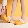 Waterproof Cotton Slippers Women's Autumn Home Removable Cotton Slippers Men's Warm Non-Slip Couple Woolen Slipper