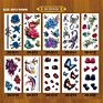 Waterproof Women Men Kids Temporary Tattoo Stickers Arm 3D Tattoo Sticker