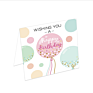 Wholesales Greeting Cards Blessing Gift Birthday Card Greeting Cards with Envelope