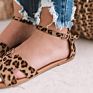 Woman European and American Sandals Flat Bottom Women's Button Slippers Sandals