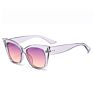 Women Clear Sun Glasses Cateye Shades Eyewear White Cat Eye Sunglasses