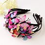 Women Girls Bohemian Hair Bands Print Headbands Hair Band with Clip Elastic Hair Bands Accessories Woman