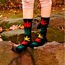 Women Men Ankle Maple Sock Hemp Meias Leaf Female Spring Autumn Skateboard Hip Hop Socks