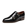 Women Monk Shoes Loafers Girls Formal Dress Ayakkabi Zapatos Mujer Tacon Schuhe Retro Vintage Genuine Leather Shoes High